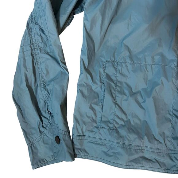 Gilded Age NYC Men's Blue Soft Shell Nylon Full Zip Jacket Coat Size Large - Picture 7 of 11